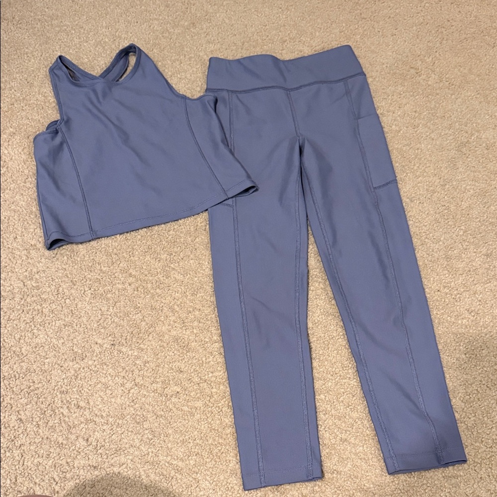 Girl’s Runway Dusty Blue Activewear Set